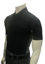 BBS314 - "BODY FLEX" Smitty "Major League" Style Short Sleeve Umpire Shirts - Available in Black/Charcoal Grey, Sky Blue/Black, Charcoal Grey/Black